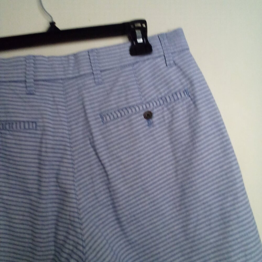 Gap Shorts Women 29 7" Short Casual Stripe Blue - Picture 14 of 14